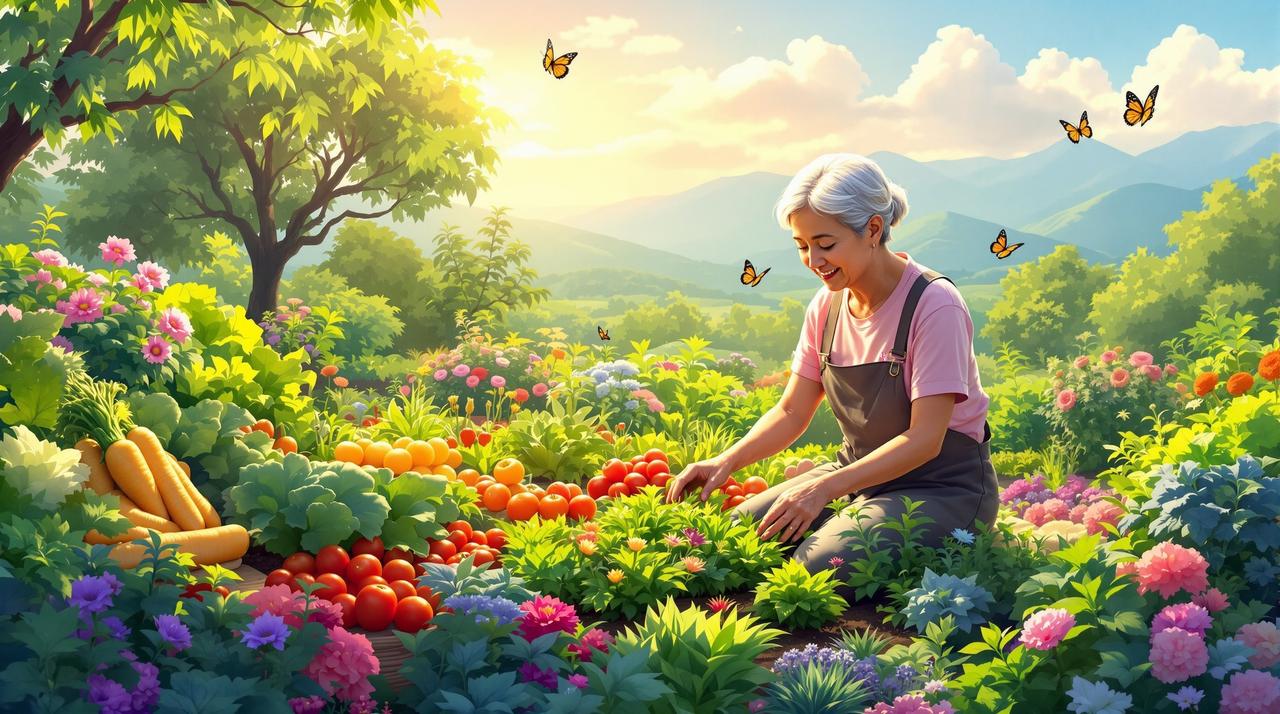 ai电影奶奶的菜园 ai电影治愈动画作品《奶奶的菜园》 - 乡村生活