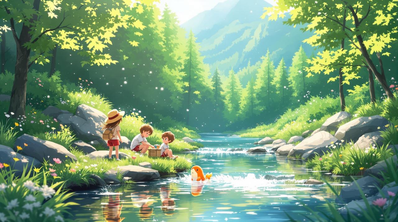 ai电影夏日的河童 ai电影治愈动画作品《夏日的河童》 - 暖心家庭
